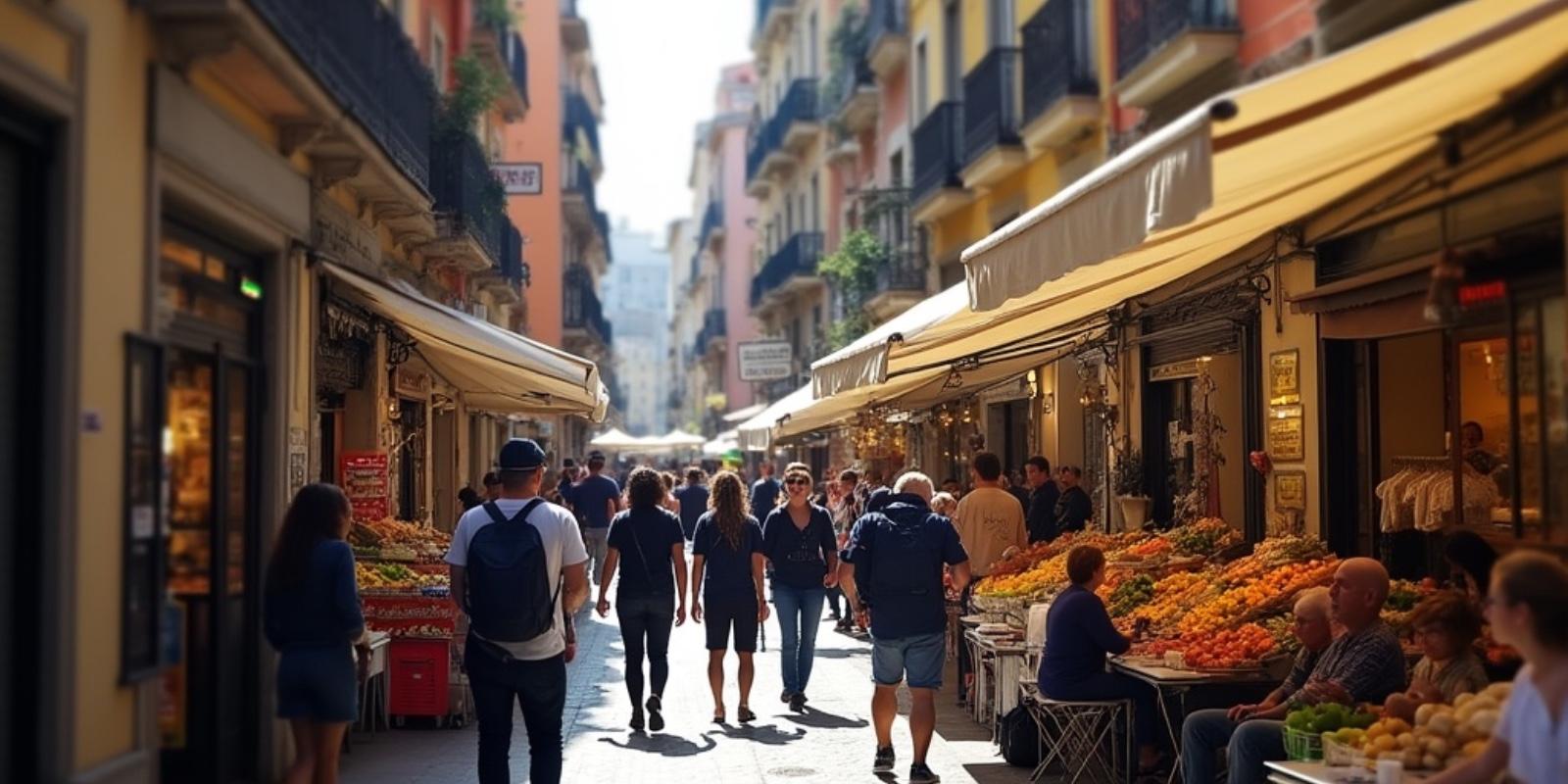 Comercio y vida urbana en el barrio de Tetuán Madrid