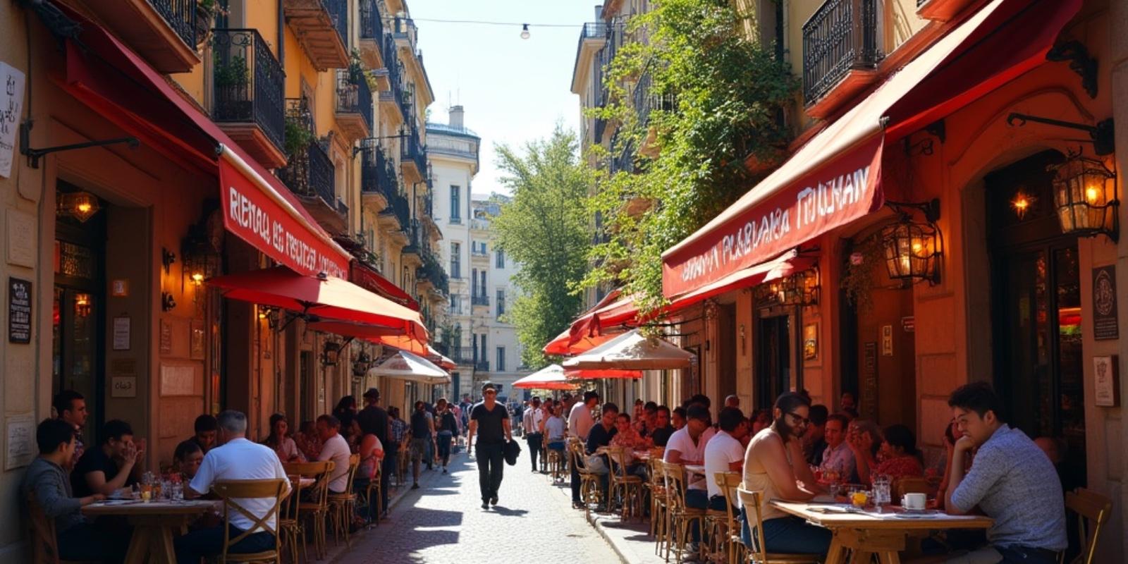 Oferta gastronómica diversa en el barrio de Tetuán