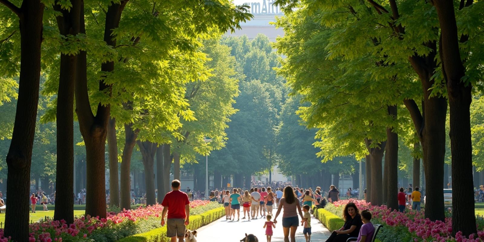 Zonas verdes y ocio al aire libre en Chamartín Madrid